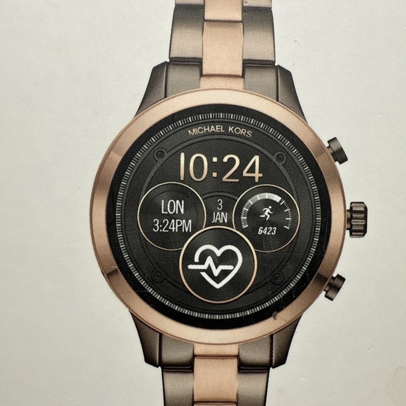 Michael Kors Access Smartwatch Rose Gold Stainless Digital Display Extra Links - Picture 9 of 11